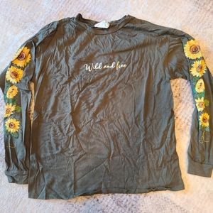 Sunflower long sleeve shirt